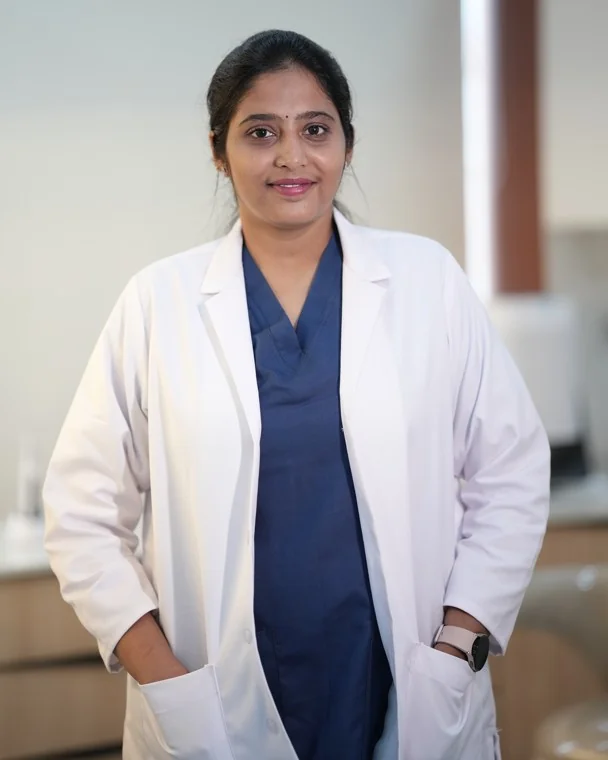 Dr. Vidya Sahithi Atluri — MDS Prosthodontist at Krishna Dental Clinic Gudivada